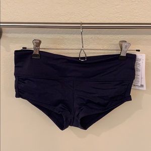 NWT Athleta Shirred Short Swim Bottoms